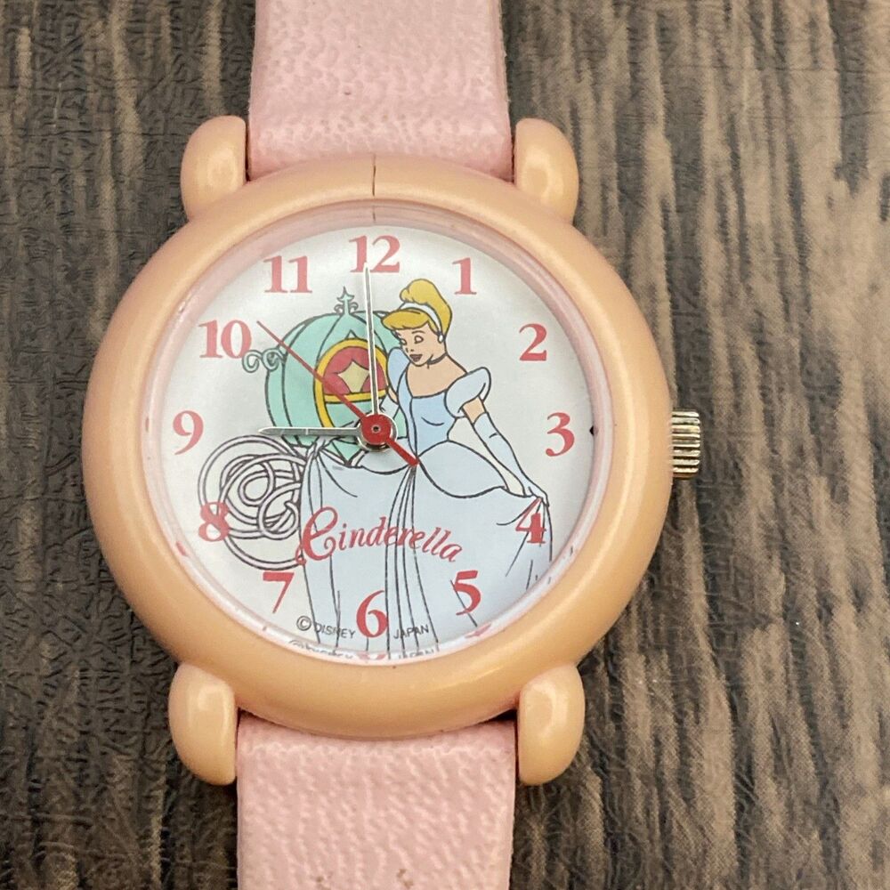 Disney Store Cinderella and Coach Kids Watch New Battery Vintage
